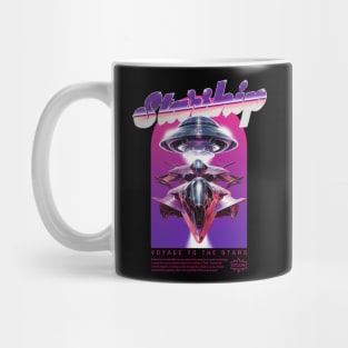 Starship Retro sci fi Mug